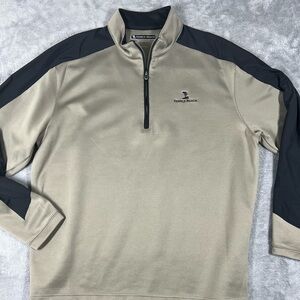 Pebble Beach Golf Performance Quarter Zip Long Sleeve Pullover Size X Large